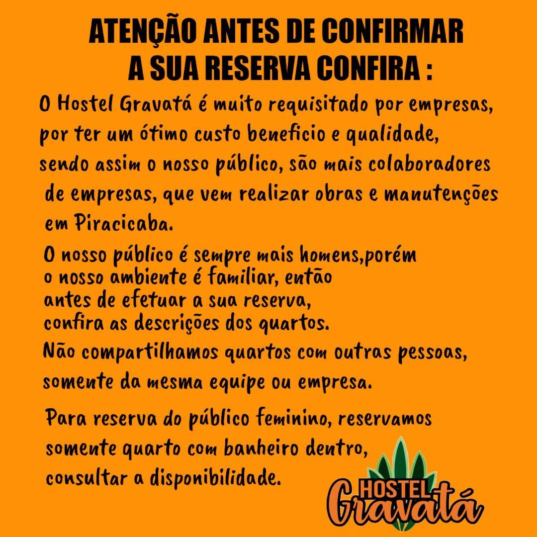 Hostel Gravatá Piracicaba Exteriér fotografie